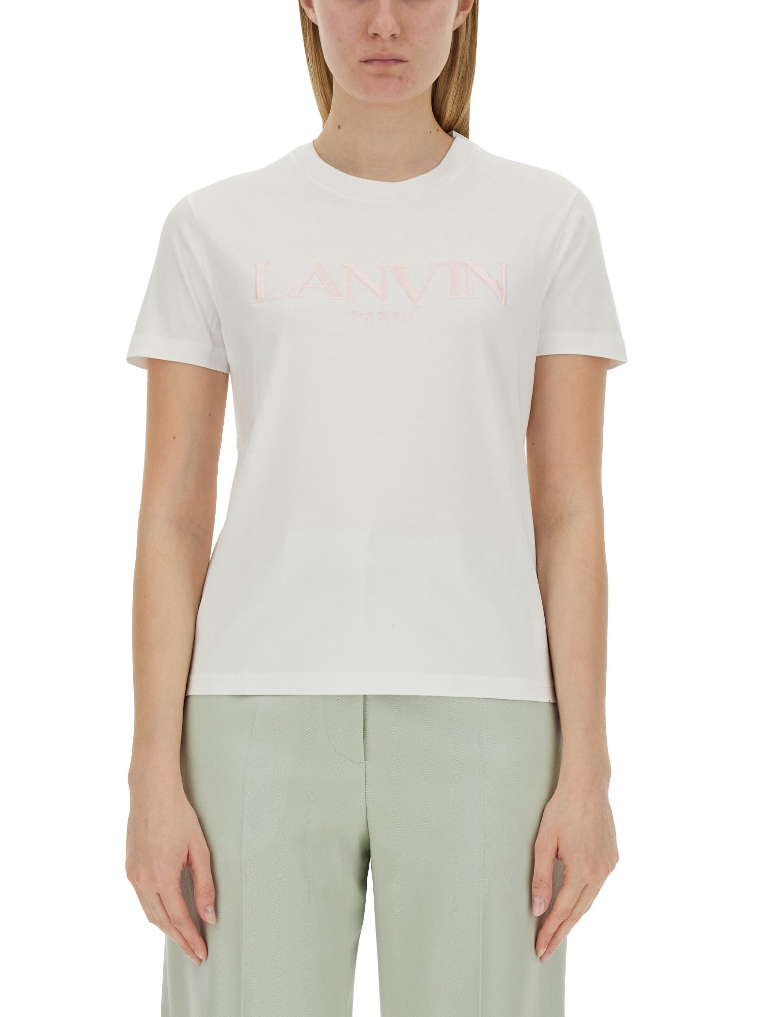 LANVIN    T-SHIRT WITH LOGO