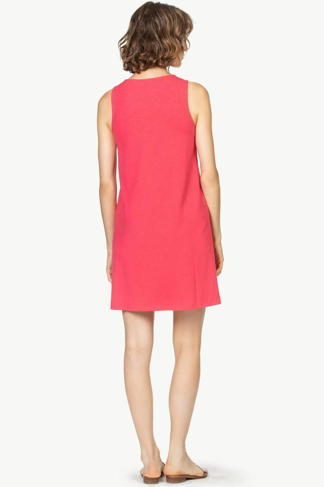 Lilla P Ruffle Front Shift Dress