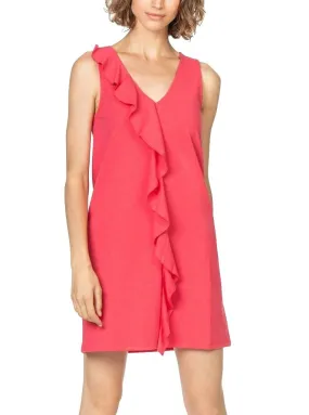 Lilla P Ruffle Front Shift Dress