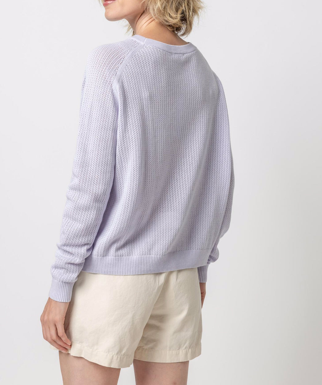 LILLA P SADDLE SLEEVE PULLOVER SWEATER