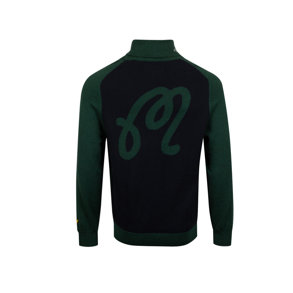 Malbon x L&S Rollneck Sweater Jade Green