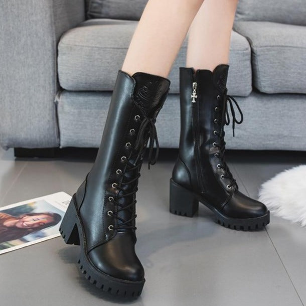 Military Madam Boots