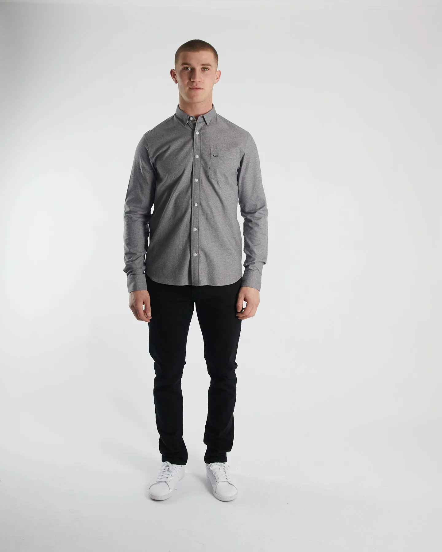 Milton Grindle LS Shirt Grey