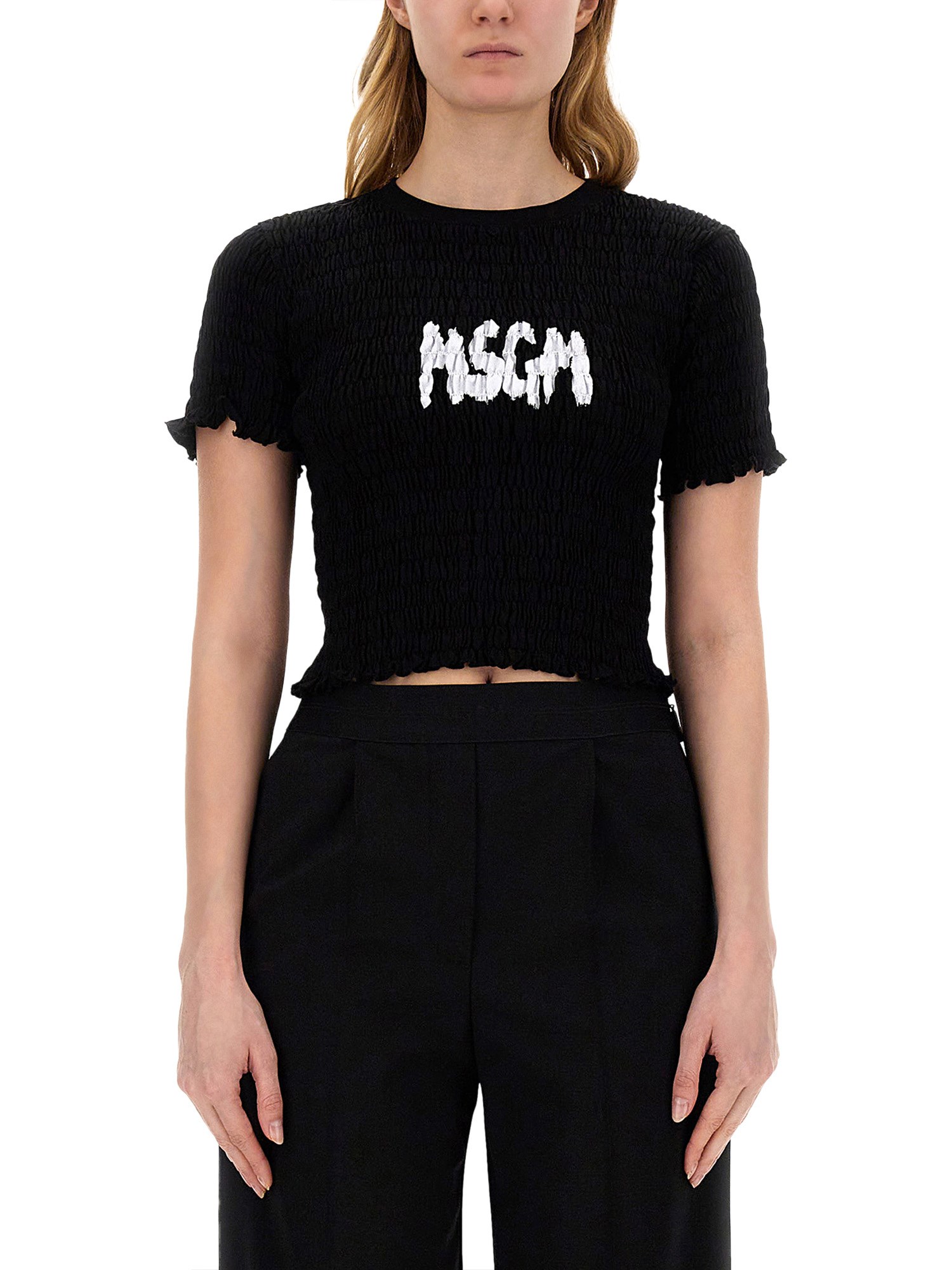 MSGM    T-SHIRT WITH LOGO