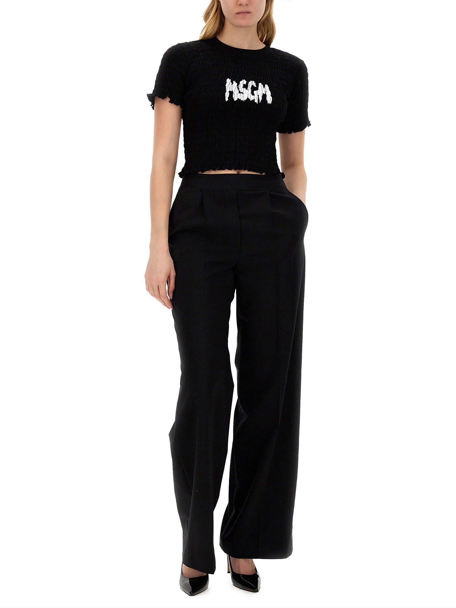 MSGM    T-SHIRT WITH LOGO