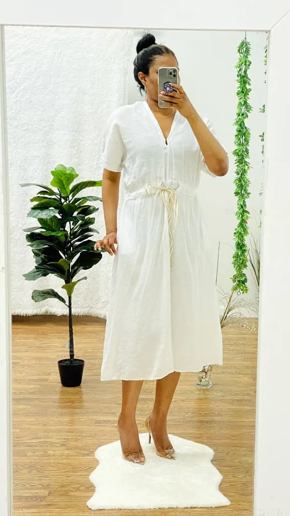 Nadi one linen dress