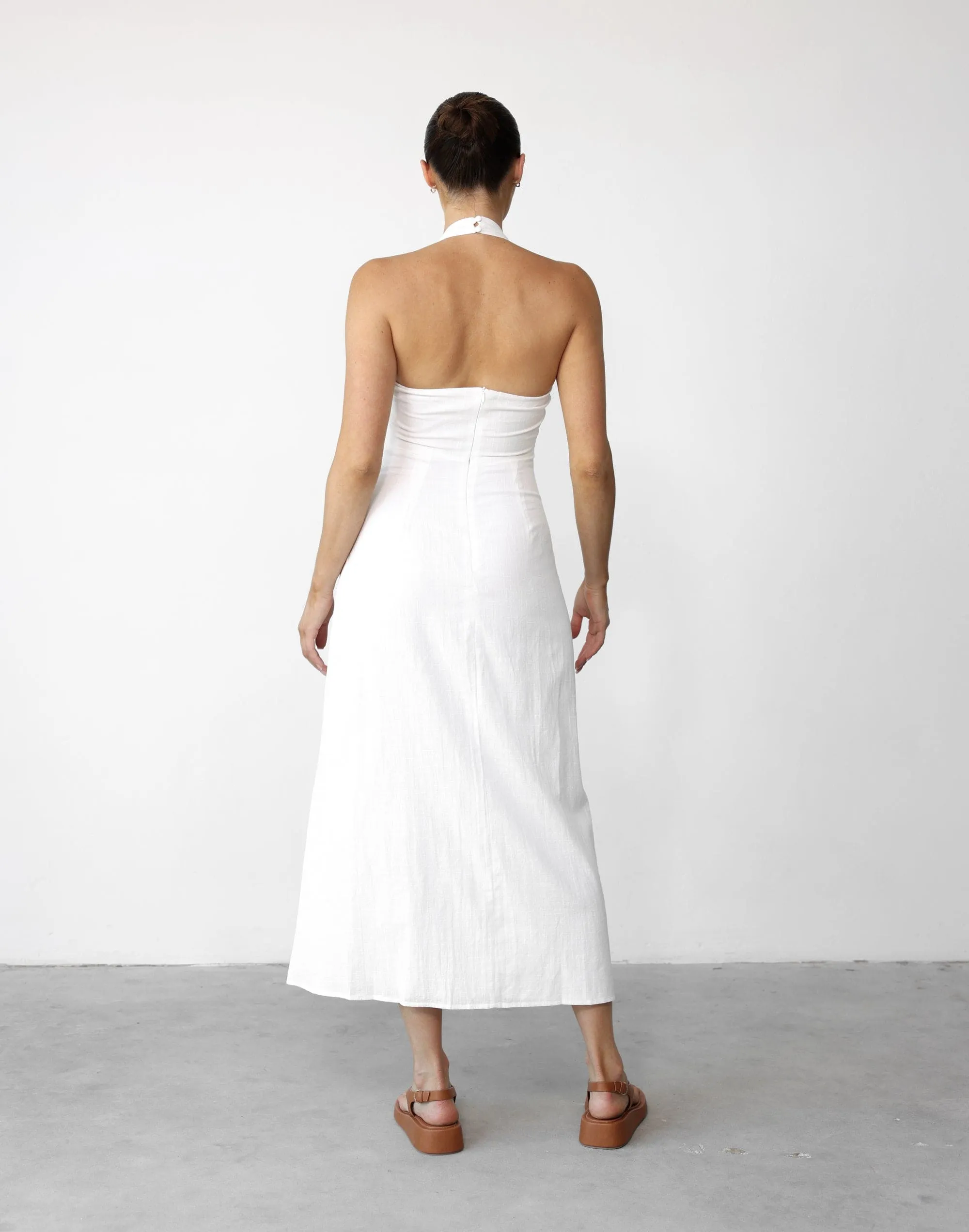 Nakia Maxi Dress (White)