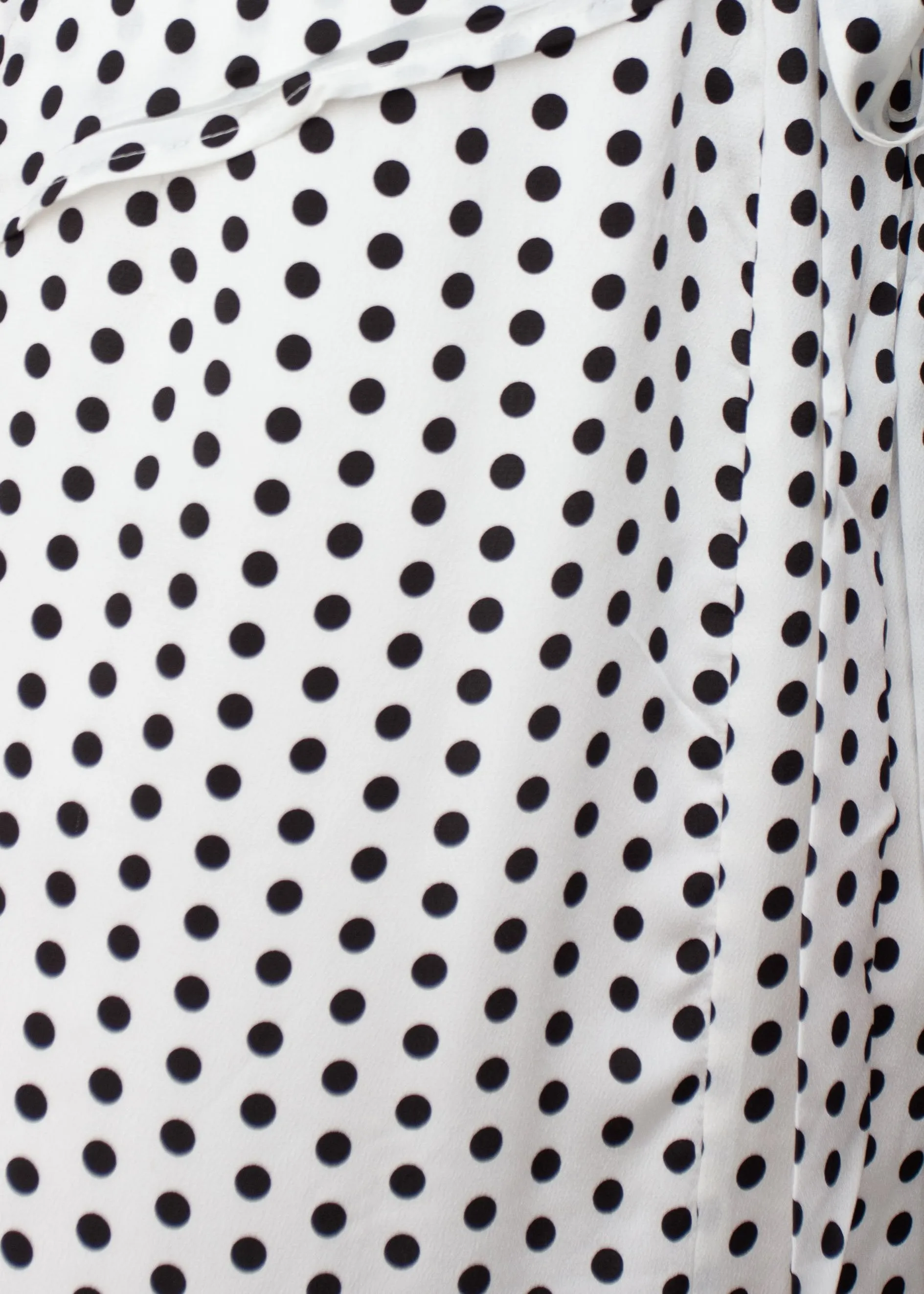 No Ordinary Love Midi Dress - White Polka