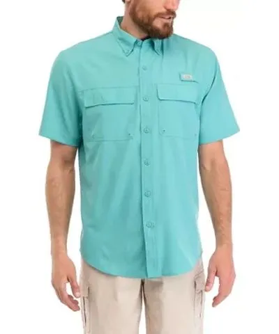 Ocean + Coast Men's Short Sleeve Solid Fishing Shirt