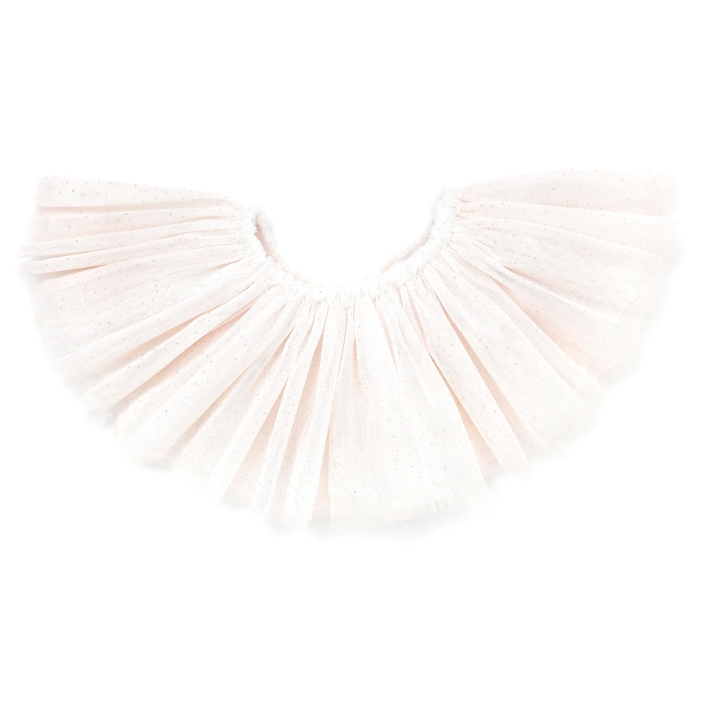 oh baby! Frill Tutu Ivory Gold Over Light Blush Tulle