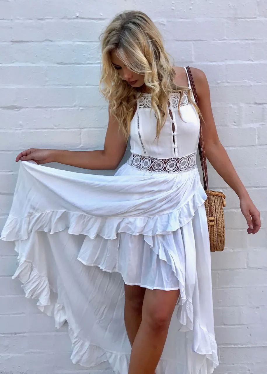 Palomar Maxi Dress - White