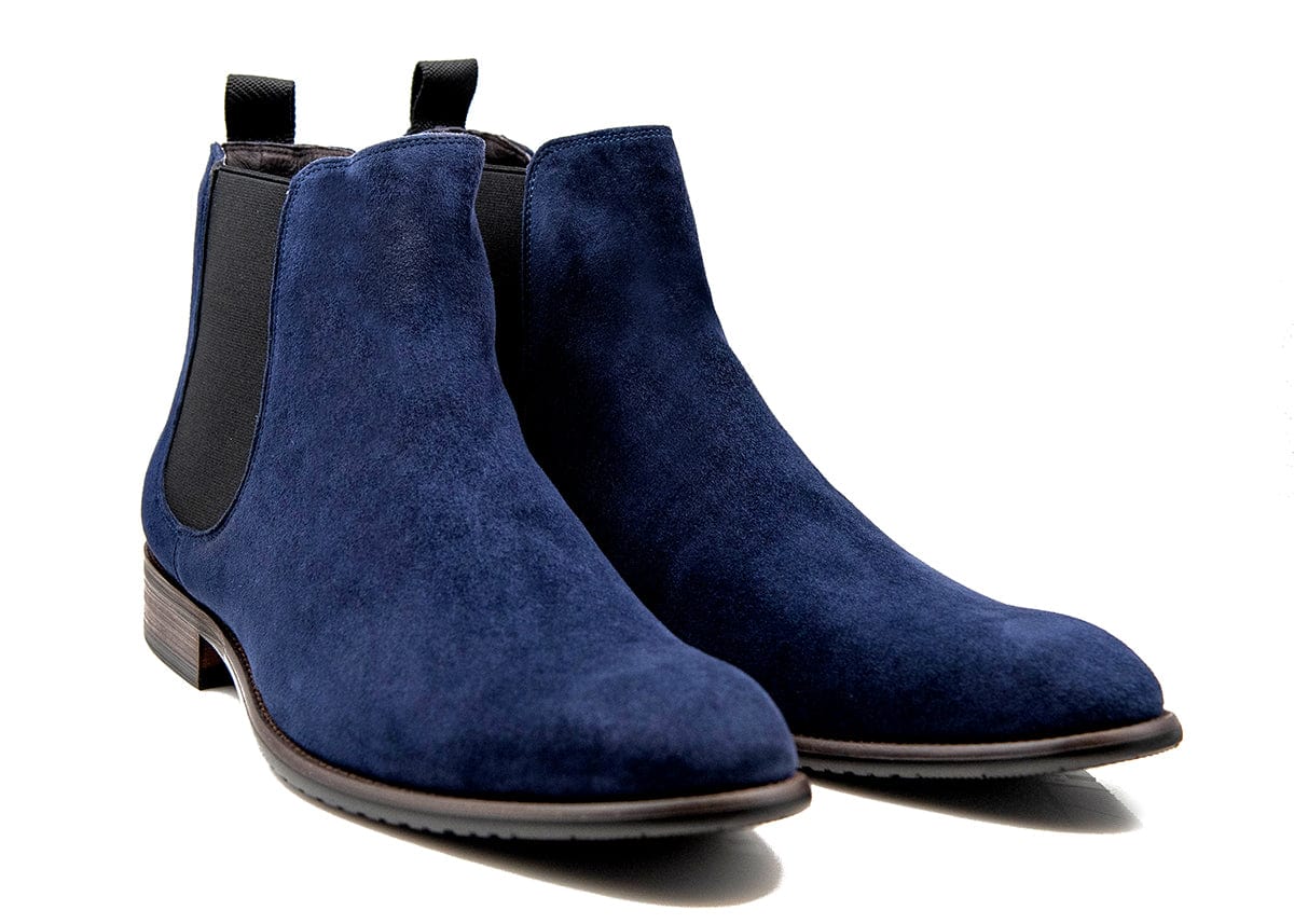 PARIS | Blue Suede Chelsea Boot