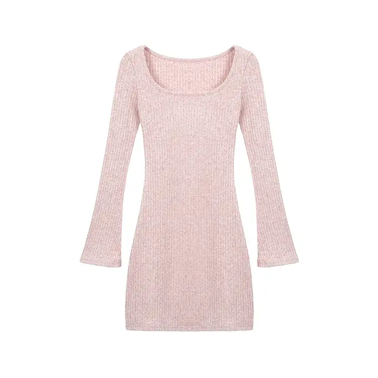 Pink Knit Dress