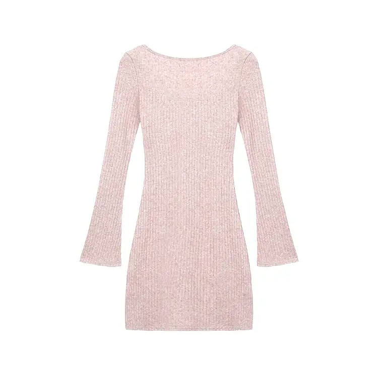 Pink Knit Dress