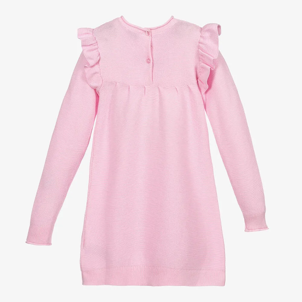 Pink Organic Cotton Knit Dress