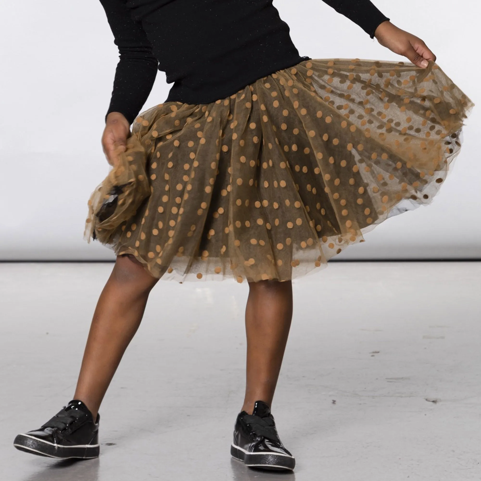 Polka Dot Tulle Skirt