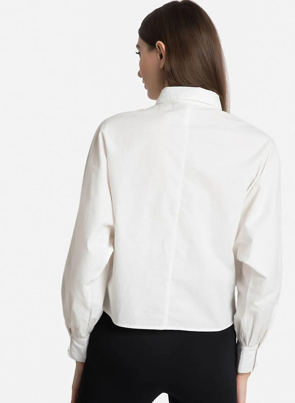 Poplin Shirt With Embellished