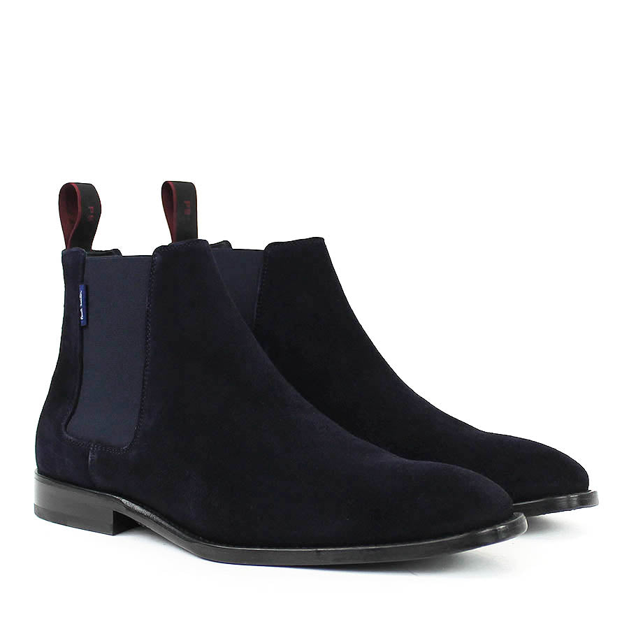 PS Paul Smith - Gerald Chelsea Boots in Navy Suede