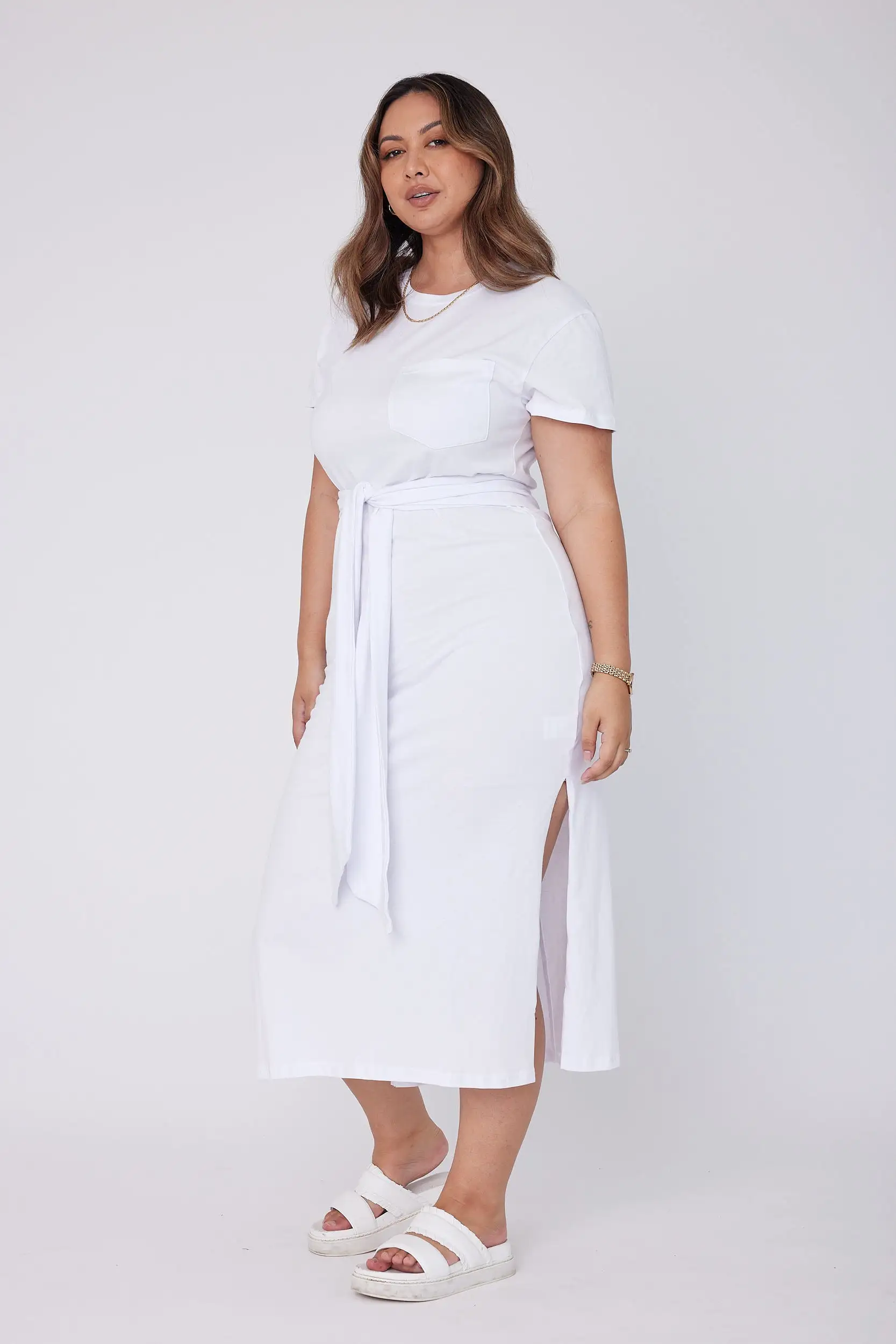 SALTUM Dress White