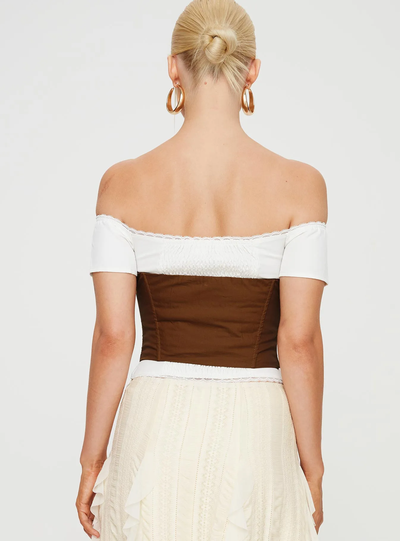 Saturday Sinner Corset Brown