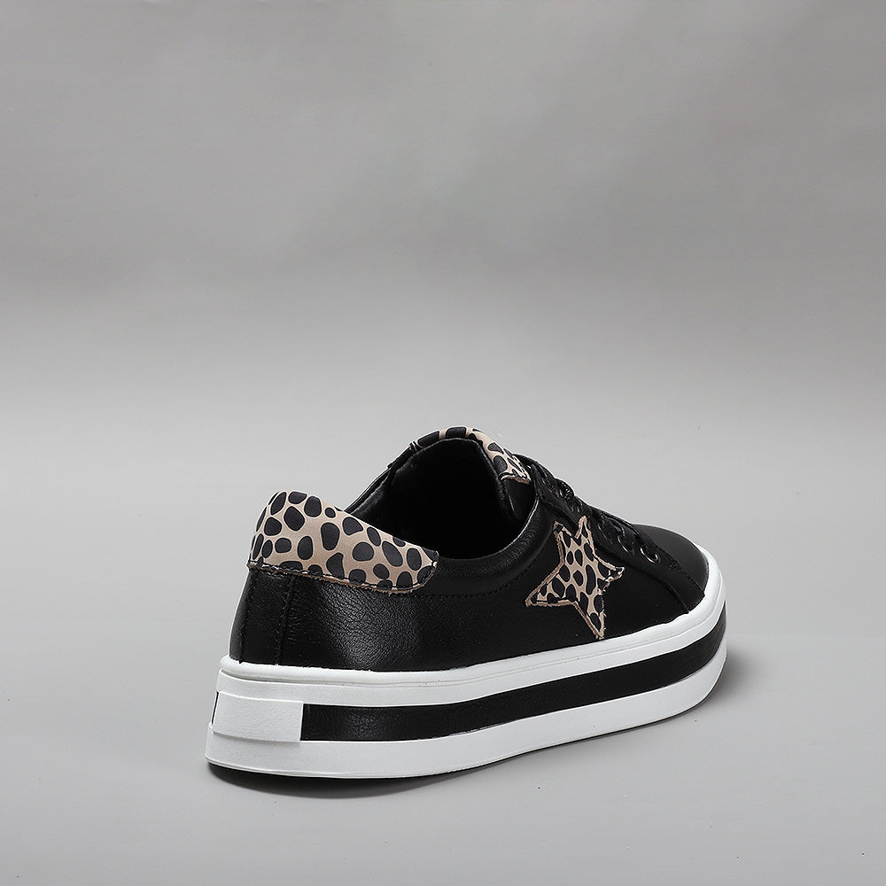 Savis - Black/Leopard