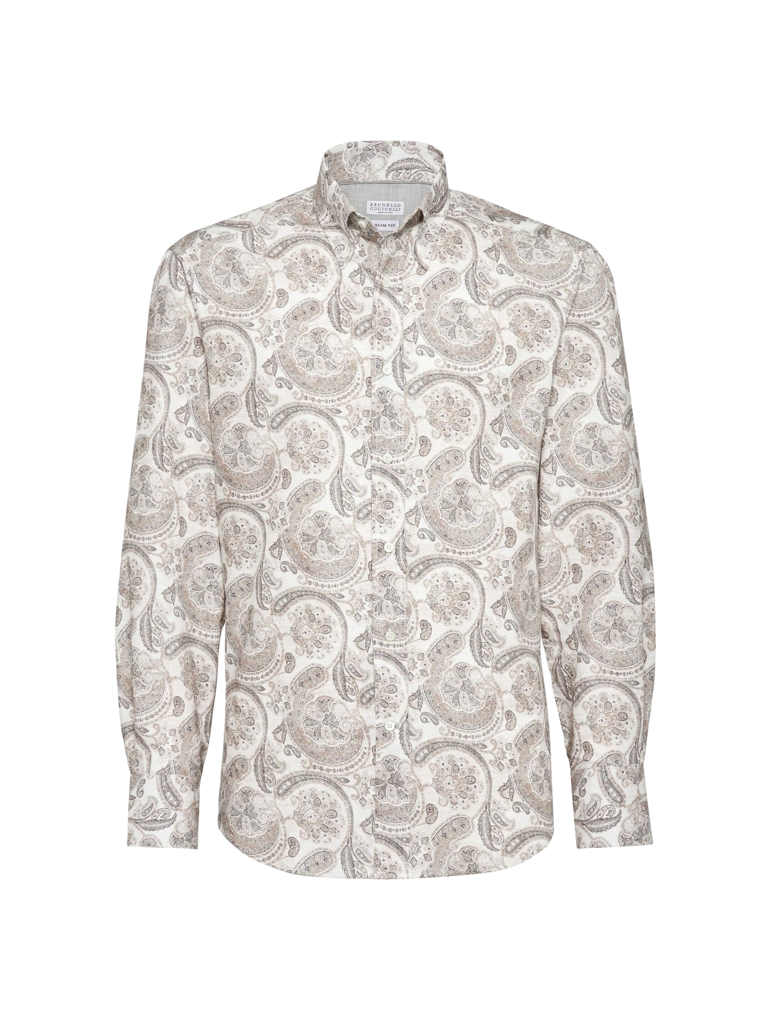 Shirt with paisley print