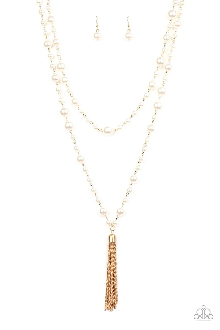 Social Hour - gold - Paparazzi necklace