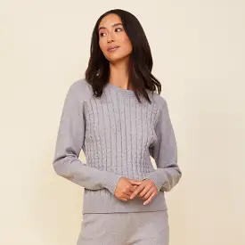 Soft Knit Cable Sweater