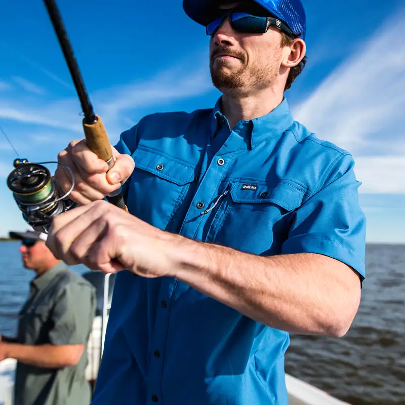 Spooler: Short Sleeve Performance Fishing Shirt