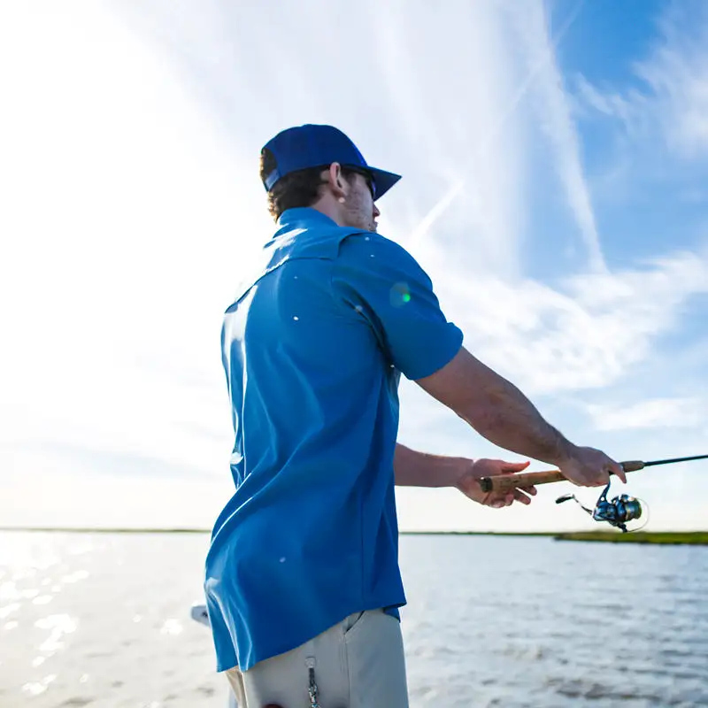 Spooler: Short Sleeve Performance Fishing Shirt