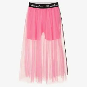 Teen Girls Pink Tulle Skirt