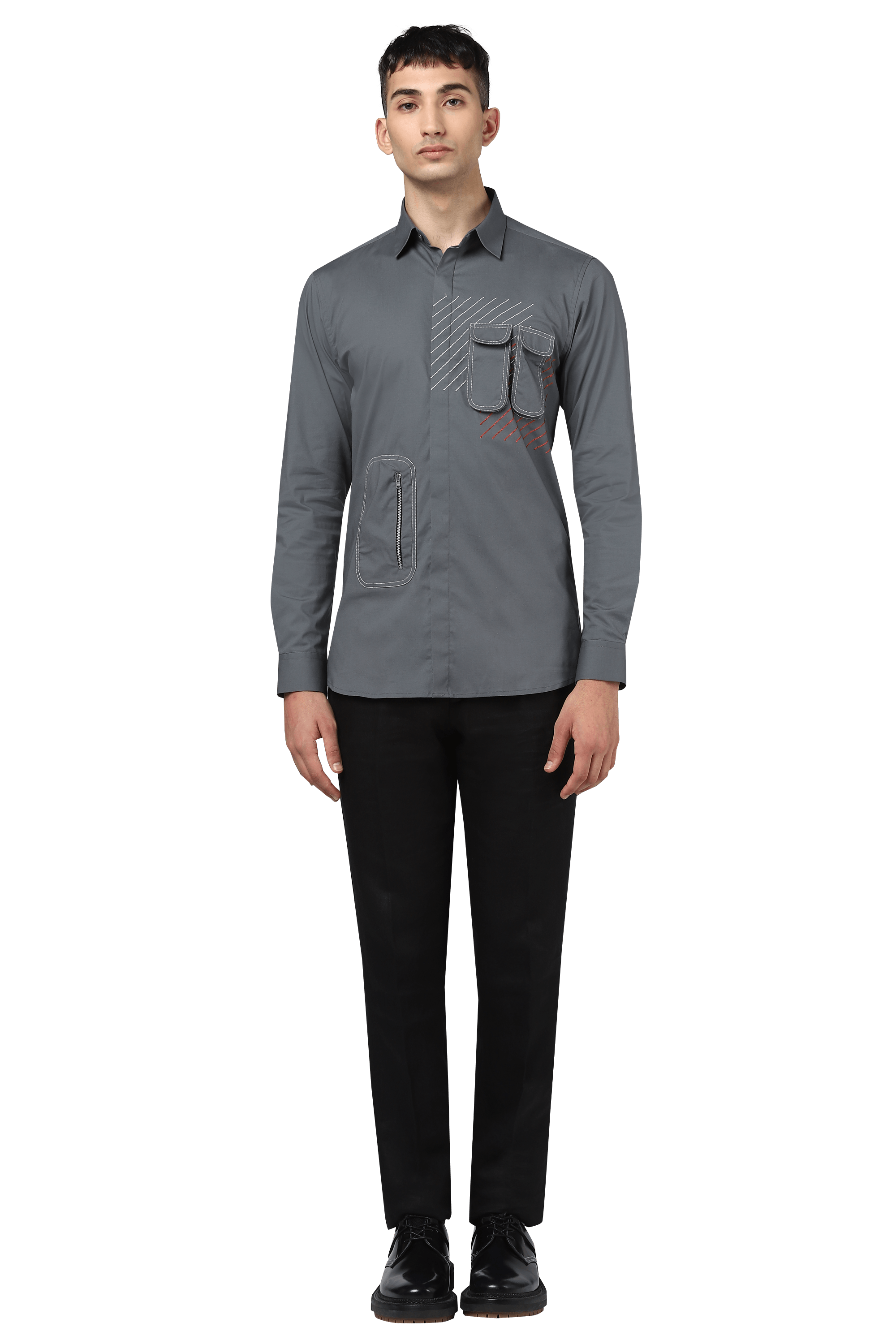 The Broken Signal Shirt With Utility Pocket