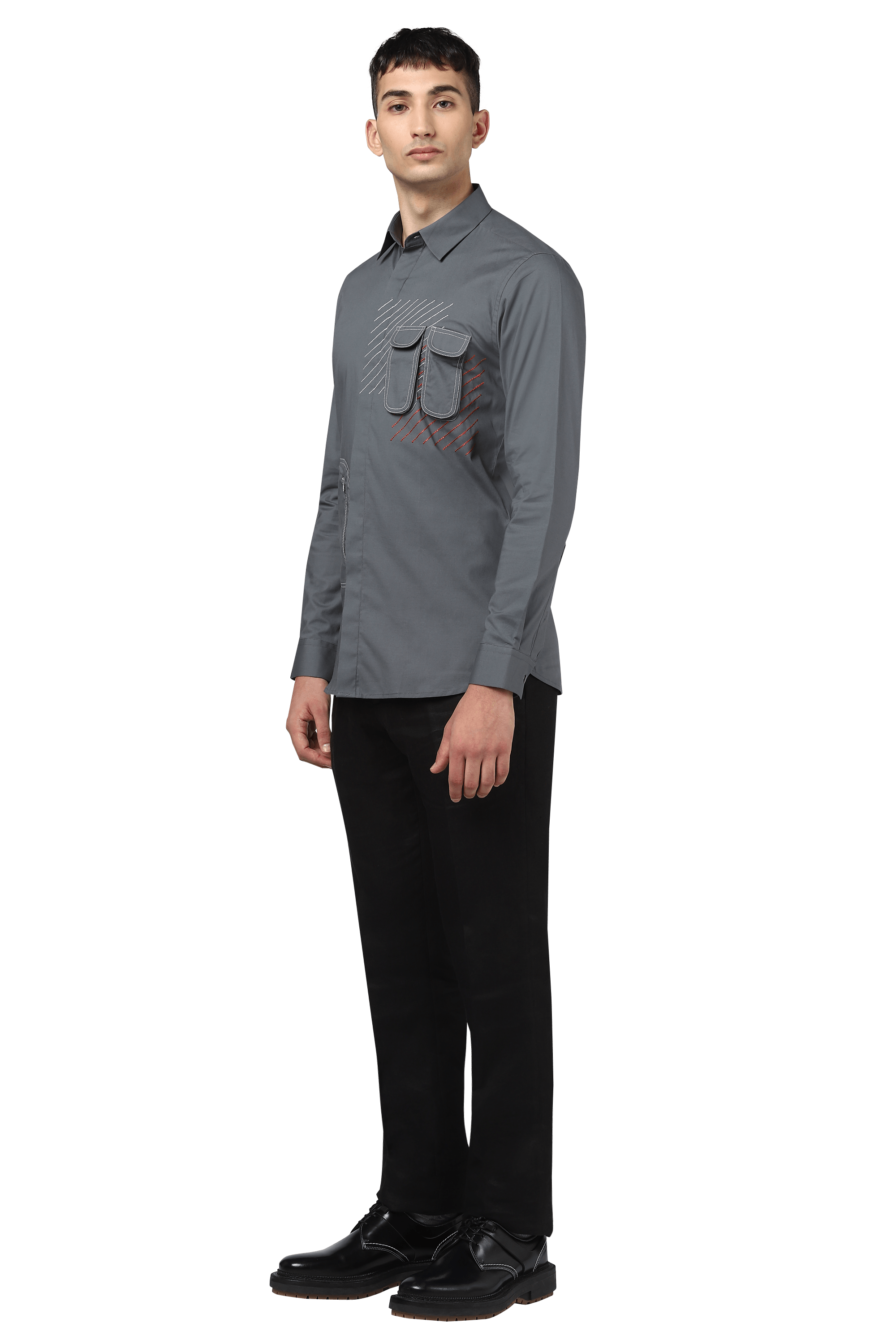 The Broken Signal Shirt With Utility Pocket