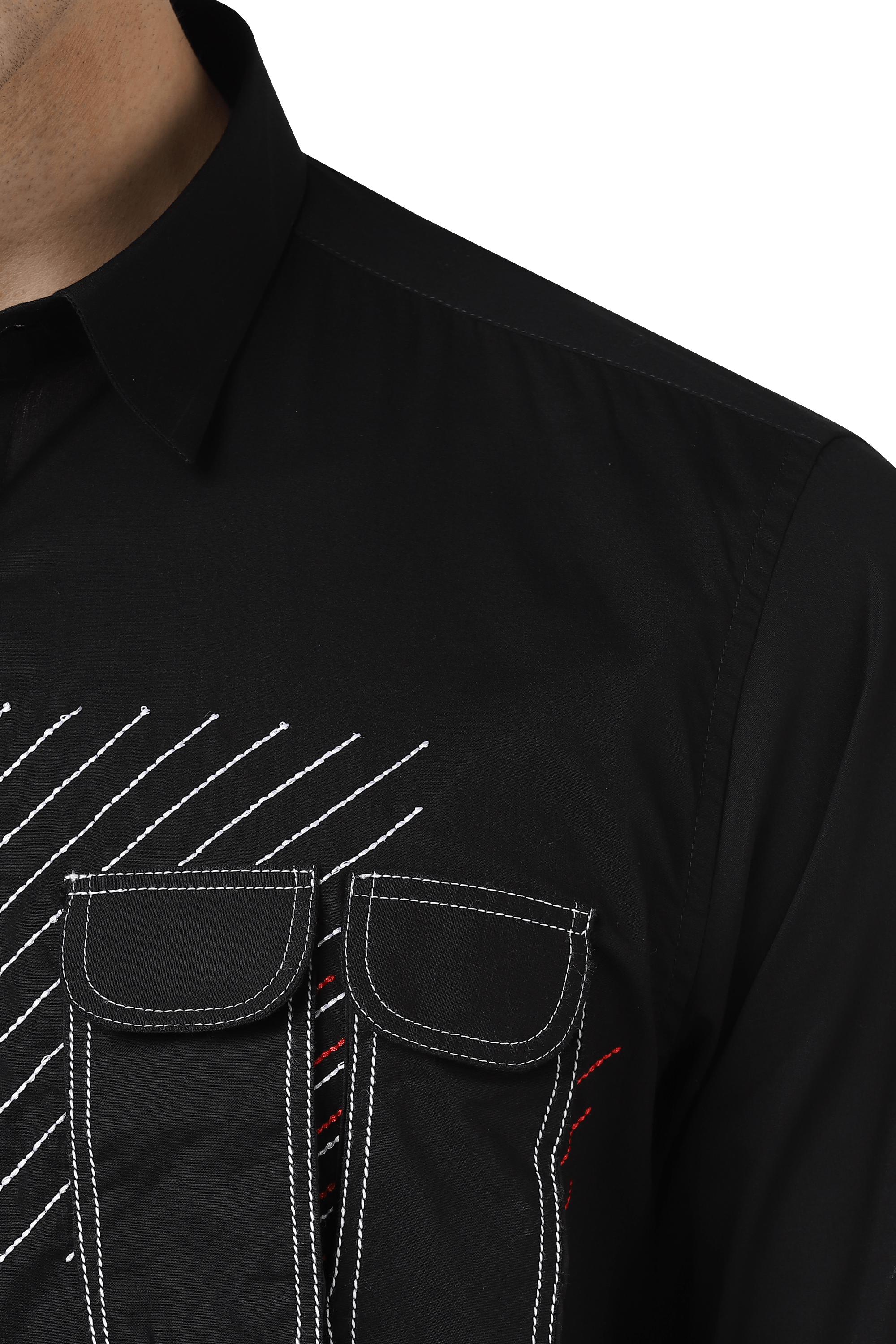 The Broken Signal Shirt With Utility Pocket