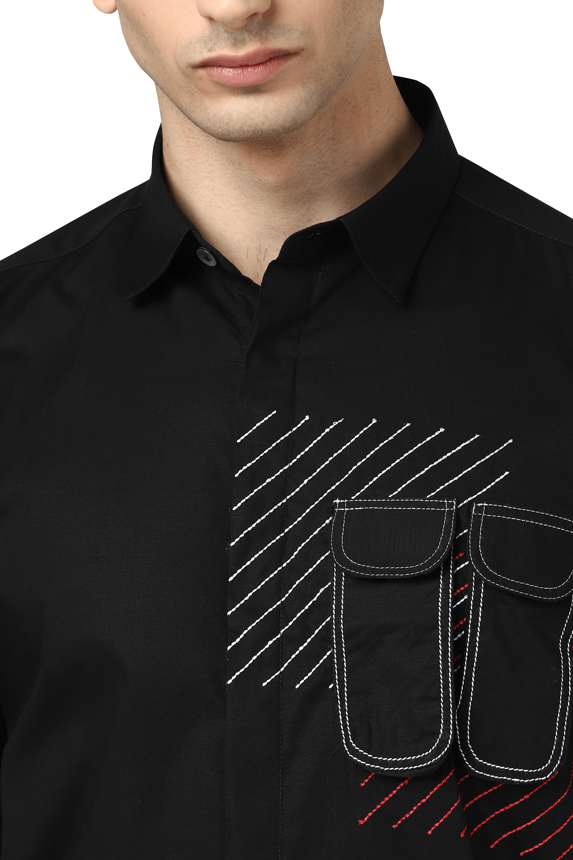 The Broken Signal Shirt With Utility Pocket