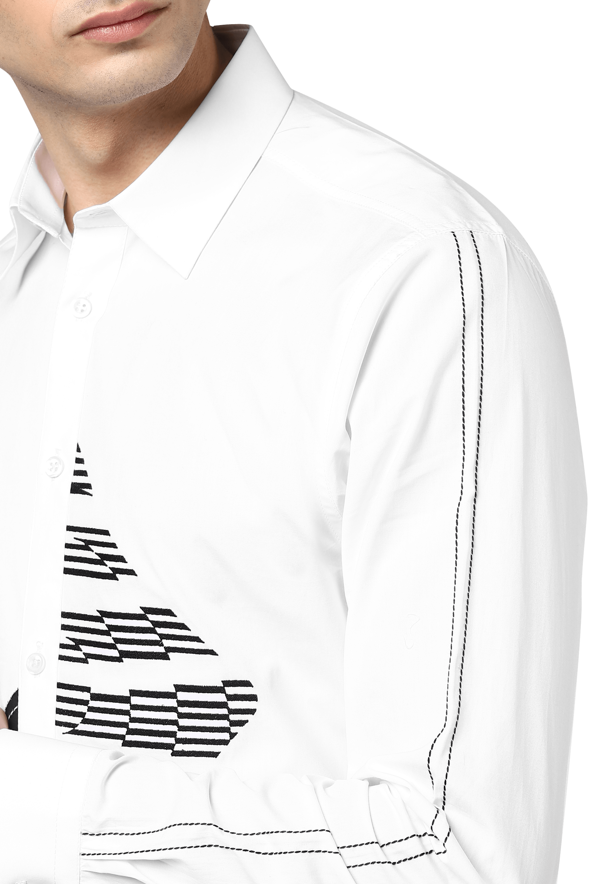 The Functional Lines Shirt With Utility Pocket