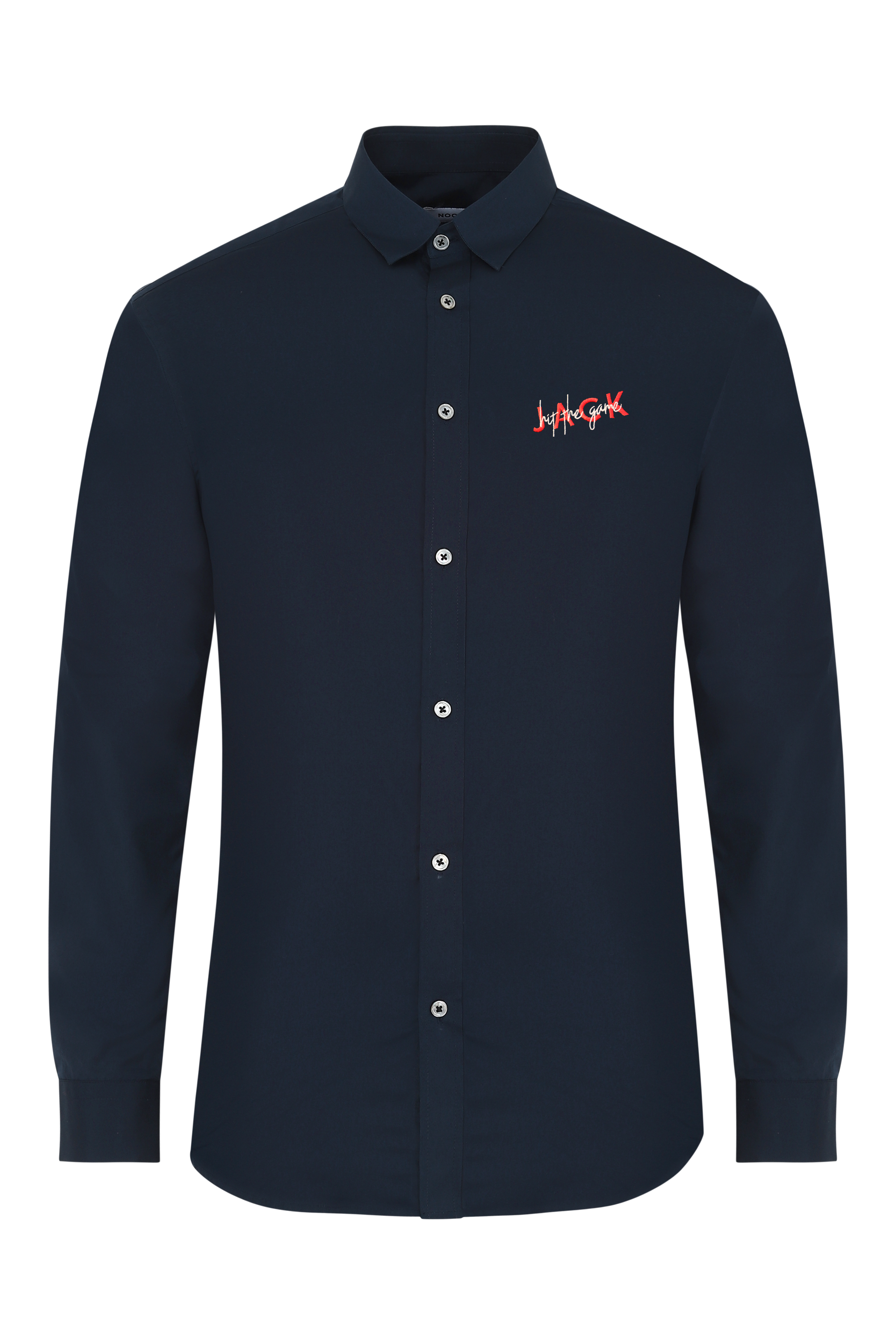 The Jack Little Shirt with Cuff Embroidery