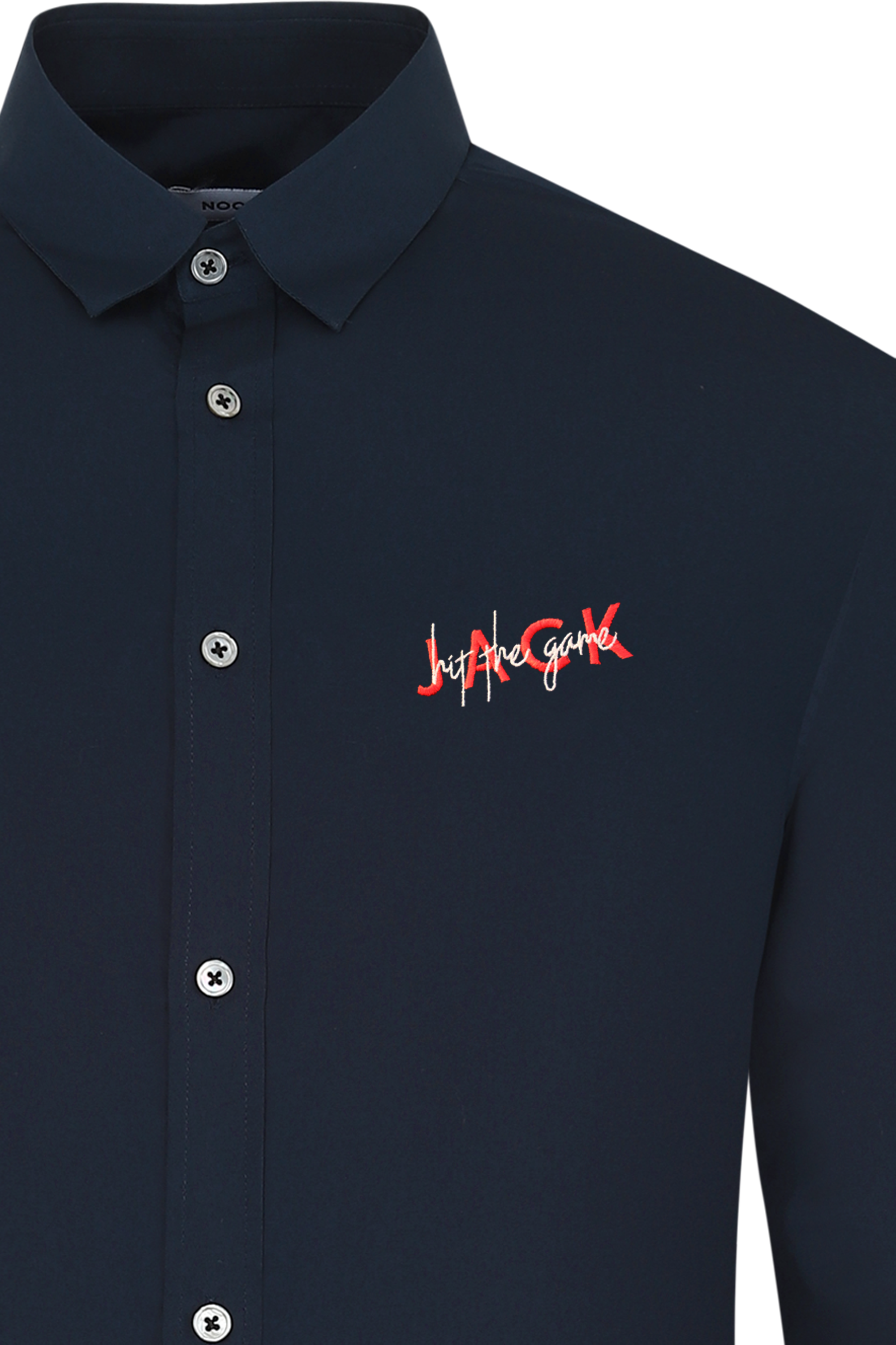 The Jack Little Shirt with Cuff Embroidery