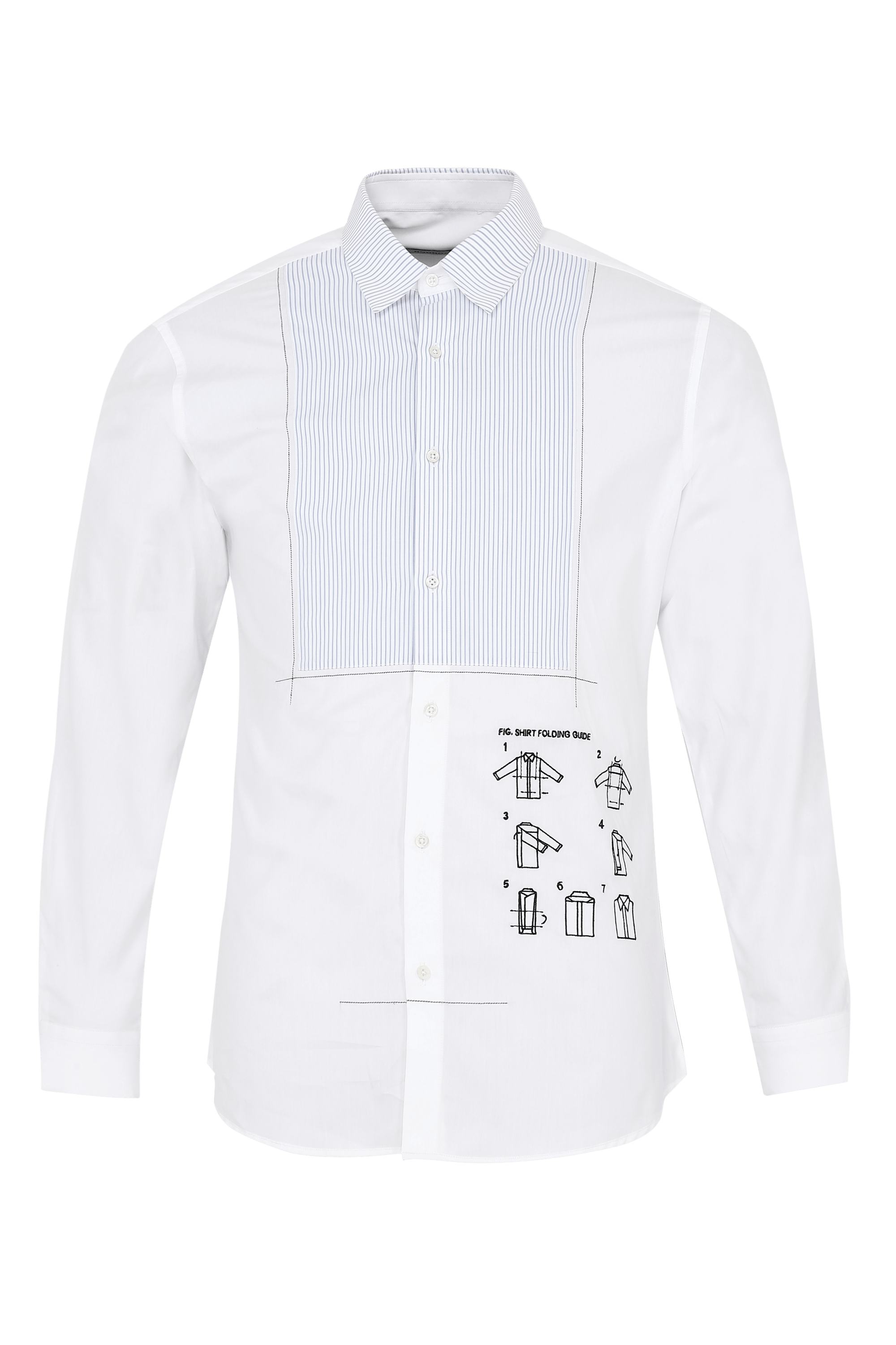 The Manual Shirt With Tux Detail