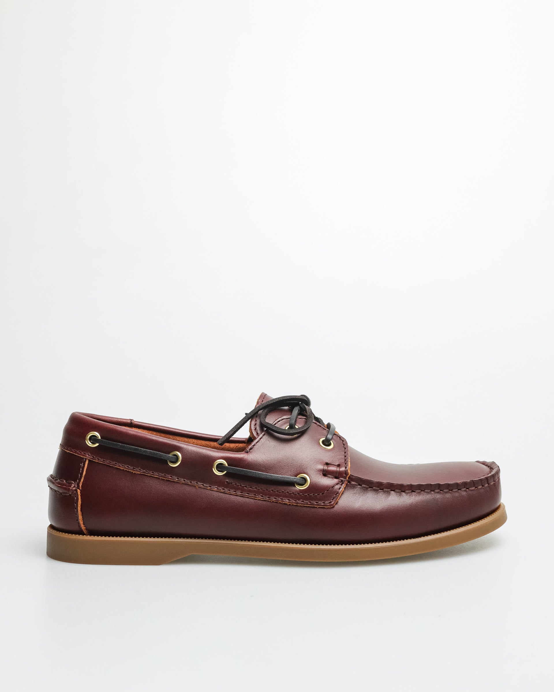 Tomaz C328A Men's Leather Boat Shoes (Wine)