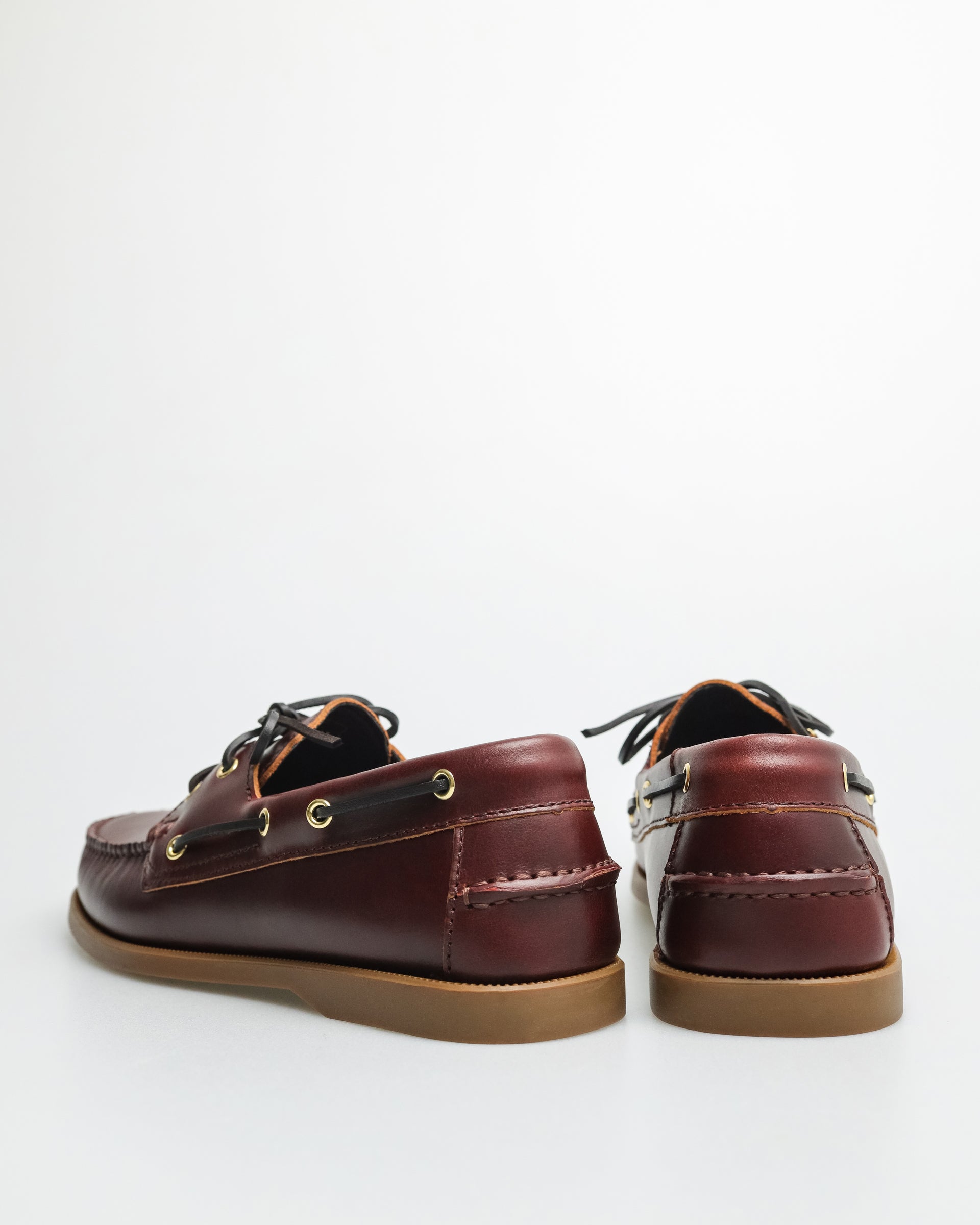 Tomaz C328A Men's Leather Boat Shoes (Wine)