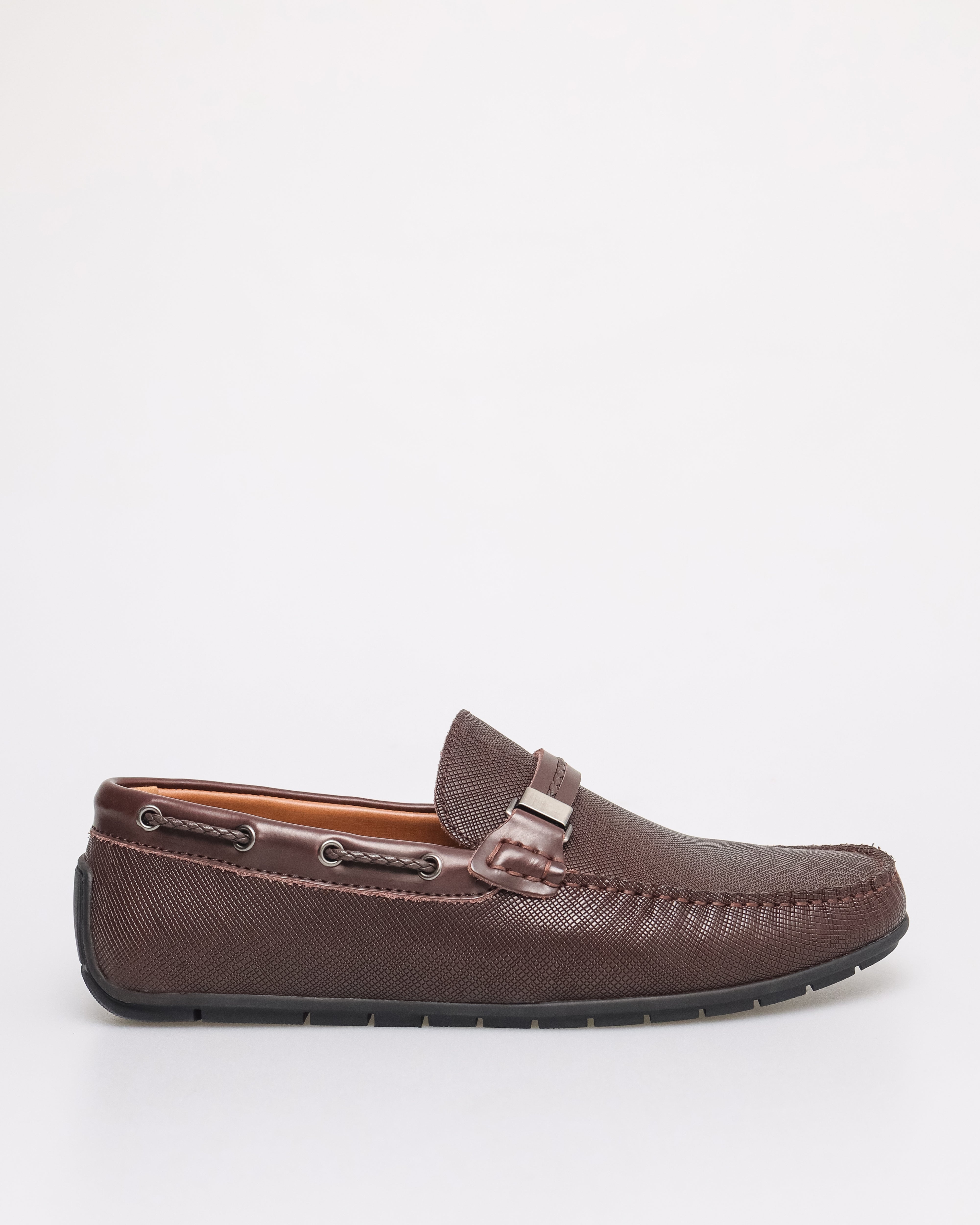 Tomaz C432 Men's Buckle Moccasins (Coffee)