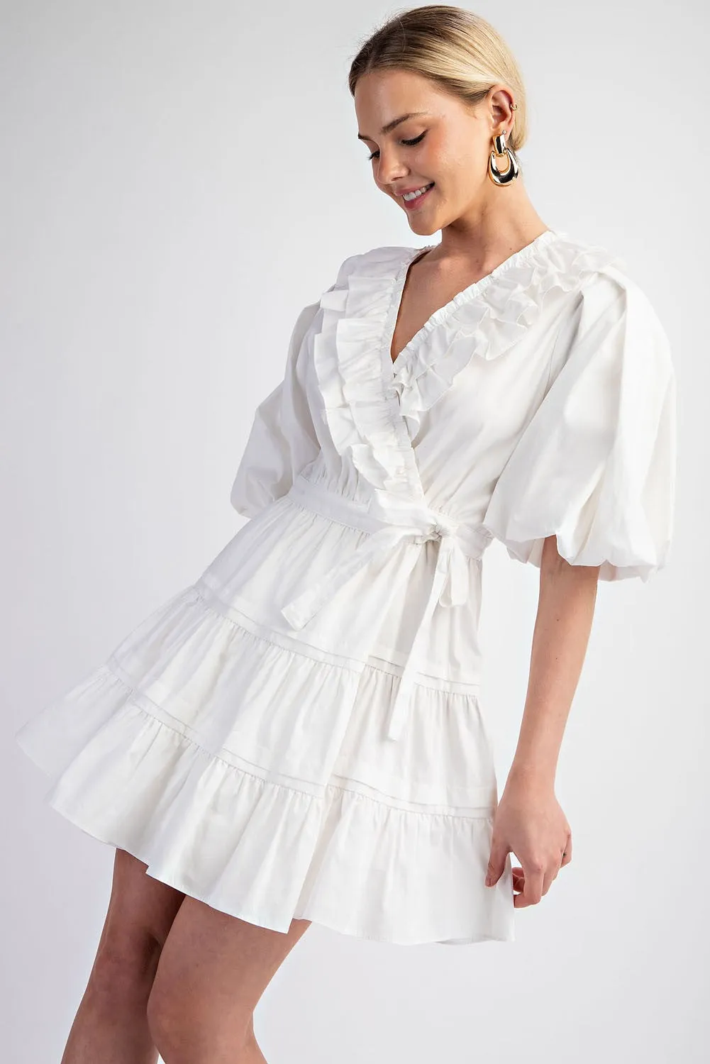 Twila Mini Dress - White***Last One***