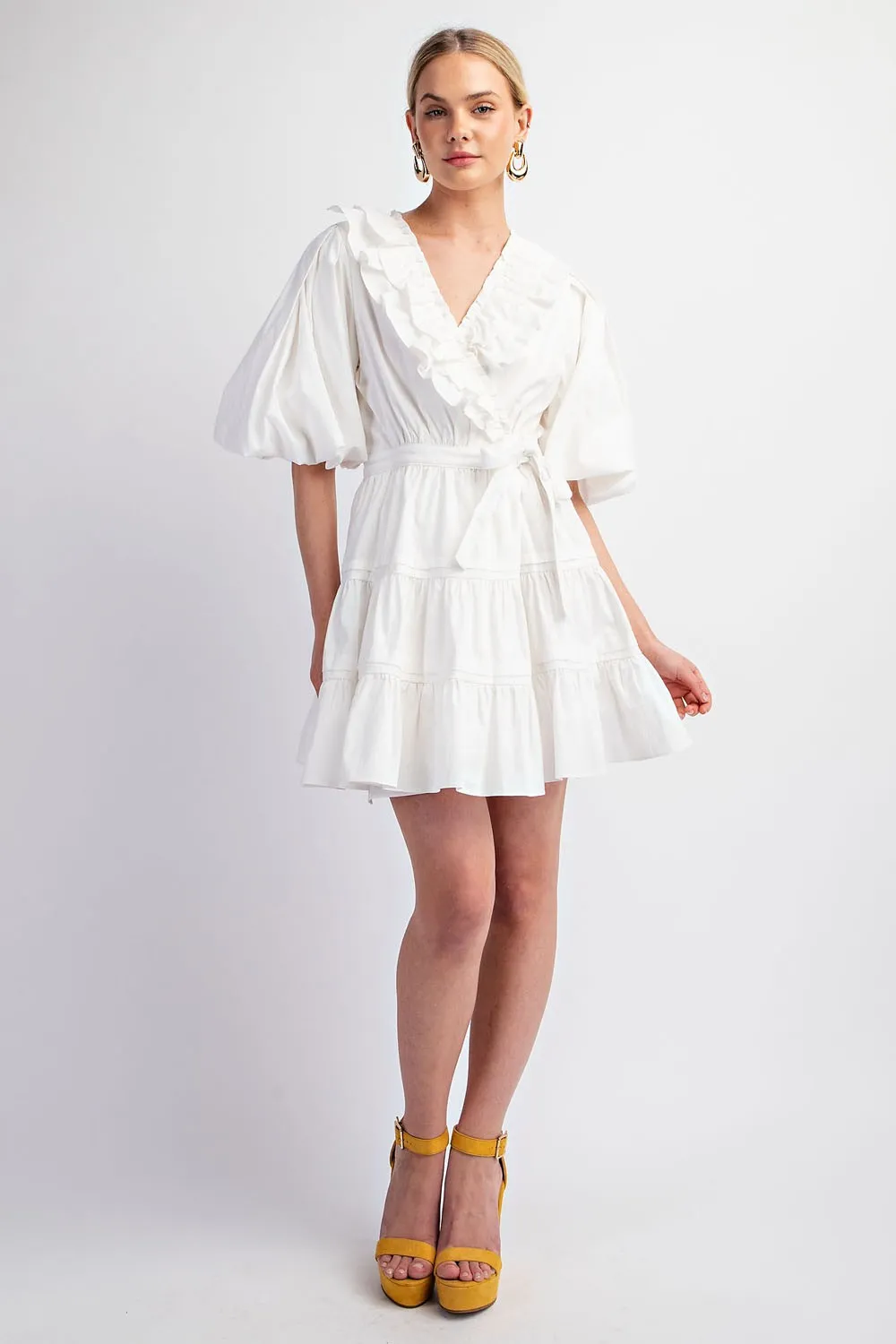 Twila Mini Dress - White***Last One***