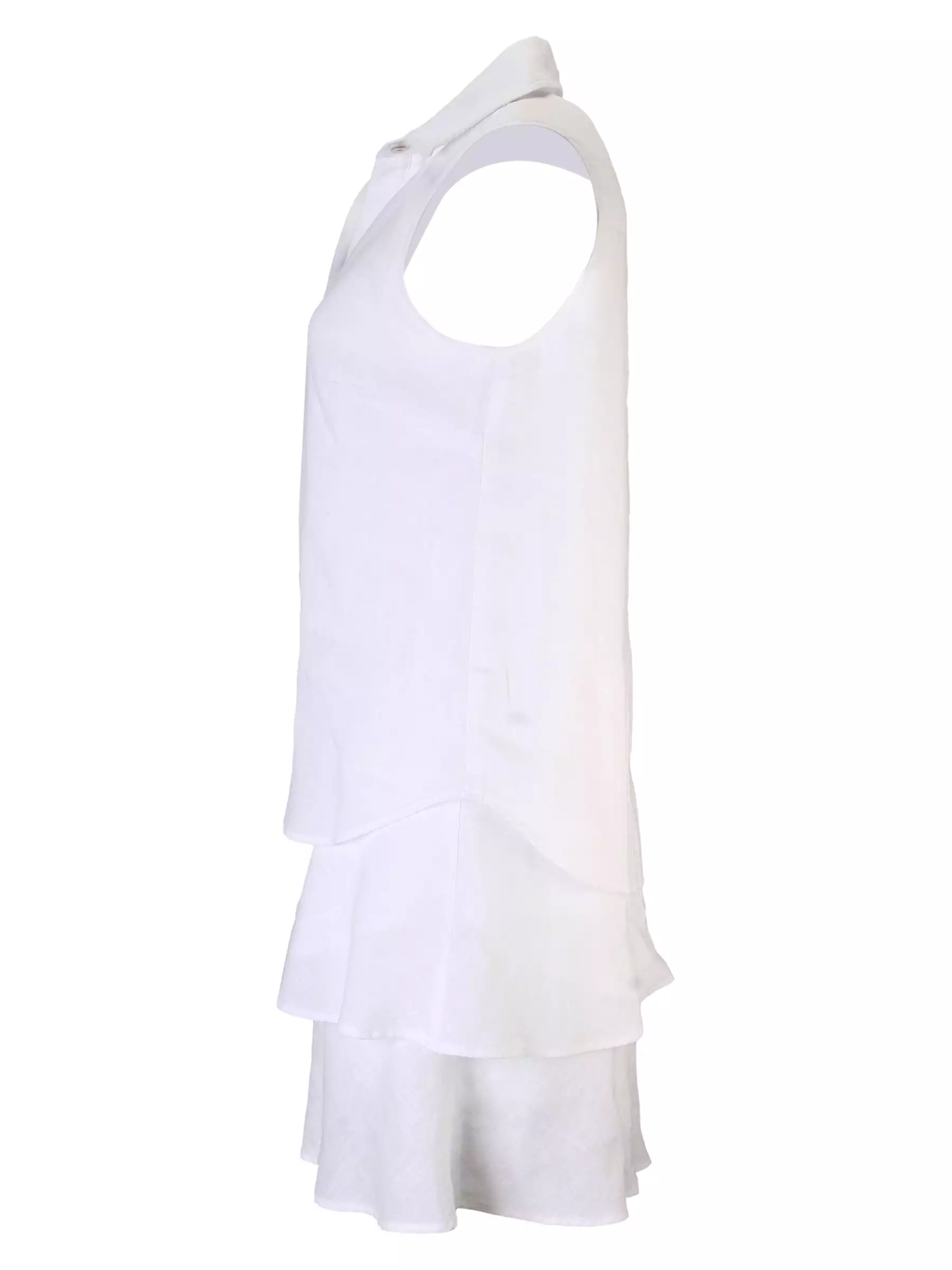 Washed Linen Jasmine Shirt Dress White