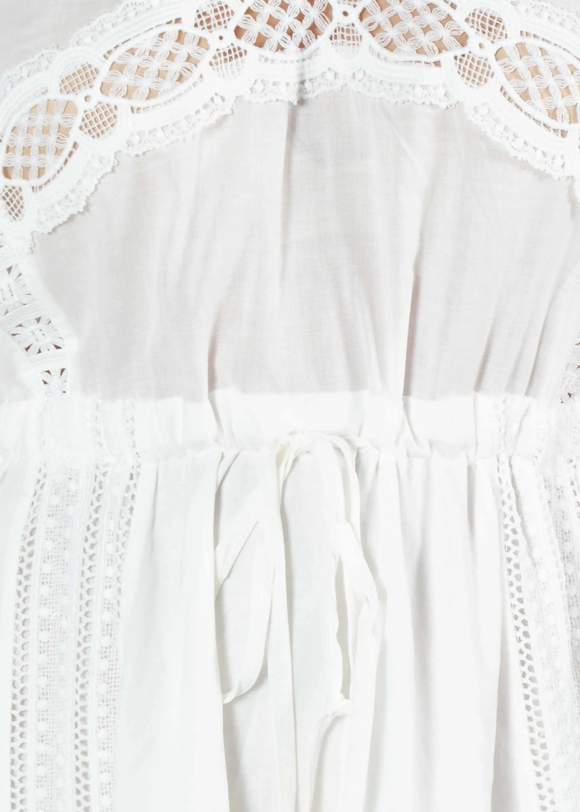 We Are Free Cotton Midi Dress - White