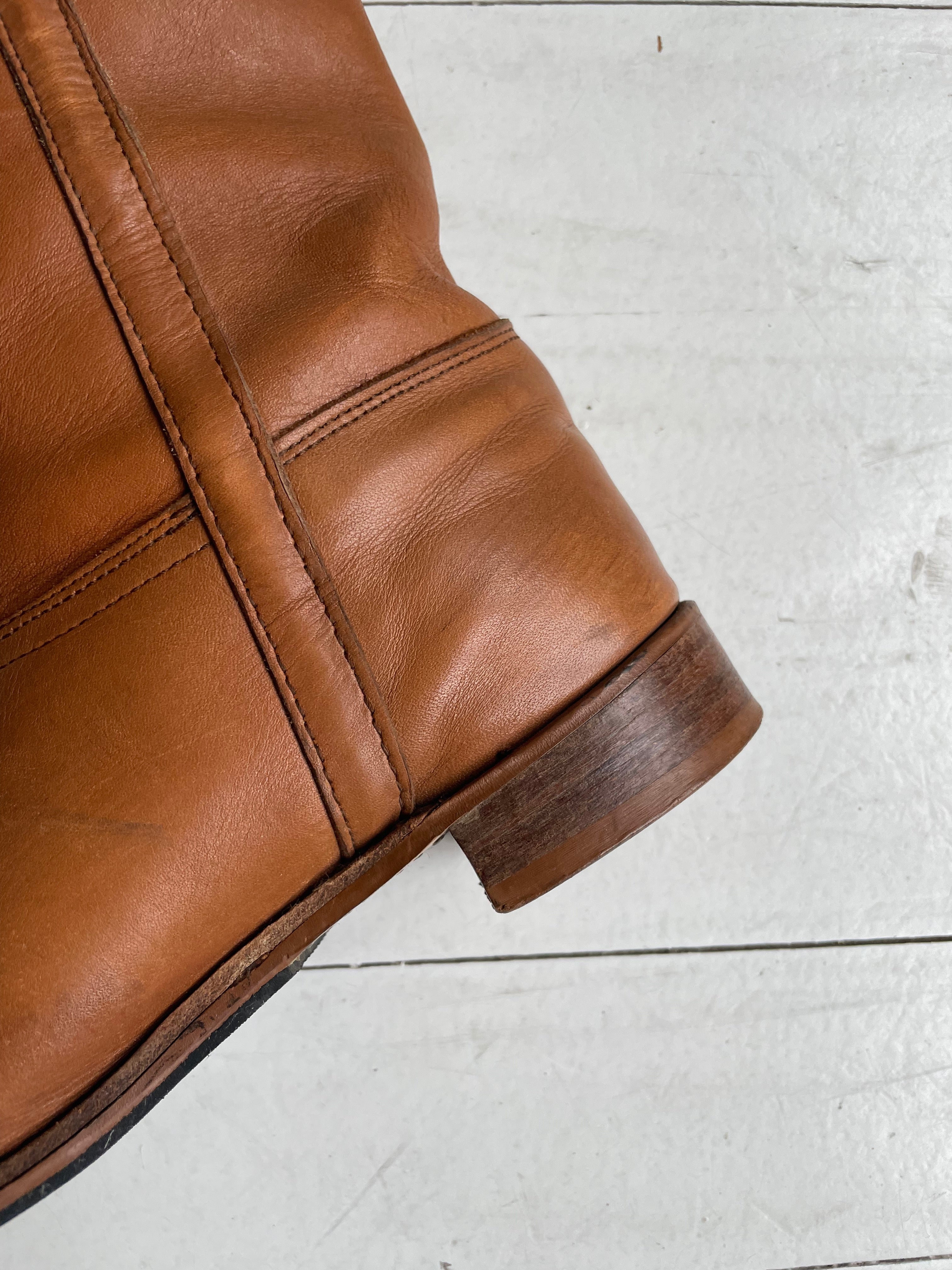 Whiskey Leather Boots