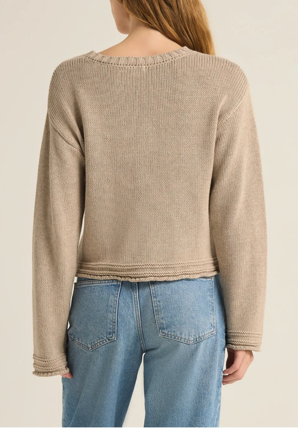 Z SUPPLY EMERSON CROPPED SWEATER